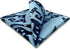 S&W SHLAX&WING Pocket Squares for Men Blue Steel Navy Paisley Silk...