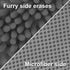3 Pcs Microfiber Shag Whiteboard Eraser Washable Sponge Board Eraser for Classroom Home Kitchen Office Car (mixcolor)...