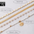 4Pcs Bohemian Puka Shell Anklets Beaded Bracelets for Woman,Gold Anklets Beach Foot Chain Charm Adjustable Bead Bracelets for Girls Foot Jewelry...