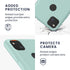 kwmobile Case Compatible with Google Pixel 4a Case - TPU Silicone Phone Cover with Soft Finish - Mint Matte...