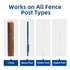 17 Gauge Aluminum Wire for Electric Fencing, 250 ft(76m) Aluminum Electric Fence Wire for Garden Fence, Chicken Wire Fence, High Conductivity and ...