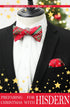 HISDERN Christmas Bow Ties for Men Xmas Self-tied Bowties and Pocket Square Set Festival Woven Bowtie Handkerchief...
