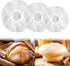 100PCS Bowl Covers for Bread Proofing, Reusable Elastic Sourdough Bread Baking Supplies, Plastic Bowl Covers for Bread Rising, Stretchable Plastic...