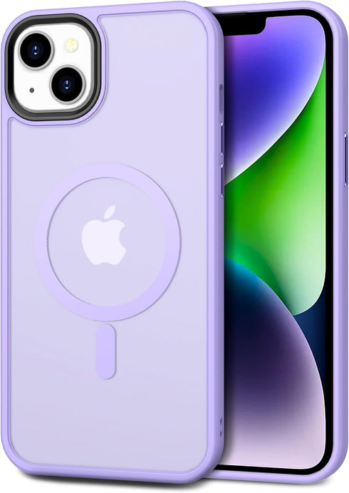 CACOE Magnetic Case for iPhone 13 & iPhone 14 6.1 inch-Compatible with MagSafe & Magnetic Car Phone Mount,Anti-Fingerprint TPU Thin Phone Cases Co...