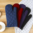 Anyi Oven Mitts Professional Heat Resistance Kitchen Cotton Oven Gloves for Grilling Cooking Microwave BBQ Baking, 2-Pack with Soft Inner Lining...