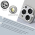2 Pack Camera Lens Protector Compatible for iPhone 13 Pro/Max, Aluminum Alloy Metal & 9H Tempered Glass Camera Cover Shock/Water-Proof,Shatter/Scr...