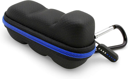CASEMATIX Asthma Inhaler Travel Case with Lanyard and Clip-on Keychain Carabiner, Includes Inhaler Holder Case Only, Black...
