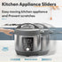 Appliance Sliders for Kitchen Appliances 24 PCS Self-Adhesive Small Kitchen Appliance Accessories Kitchen Hacks Easy to MovIing & Space Saving Kit...