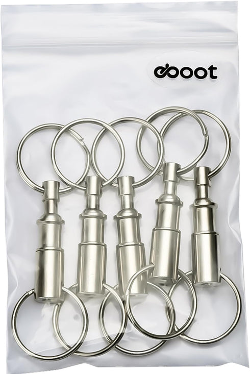 eBoot Detachable Pull Apart Key Rings Keychains (5 Pack)...