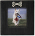 Lawrence Frames Wash Dog Frame with Bone Ornament, 4 by 4-Inch, Black...