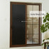 VELIMAX Total Blackout Window Film Silk Black Window Cover Decorative Window Privacy Film Removable Window Tint 100% Room Darkening Sun Blocking N...
