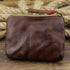 1 Pcs Leather Zipper Coin Purse Wallet With Card Slots, Snap Coin Organizer, Change Holder,Card Case, Leather Zipper Storage Bag for Men & Women...