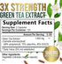 Green Tea Extract Capsules 1000mg with EGCG - 98% Standardized Polyphenols for Heart Support with Antioxidants - 3X Absorption Green Tea Pills for...