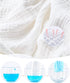 Konssy Muslin Baby Burp Cloths Sets for Unisex- 6 Pack Large 100% Cotton Adorable Printed Burping Clothes for Newborn, Baby Girls and Boys...