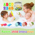 Bath Toys for Toddlers 1-3 - Mold Free Bath Toys Baby Pool Toys Toddler Age 1-2-4 Bath Toys for Infants 6-12 Months 1 2 3 4 Year Old Girl Boys Gif...