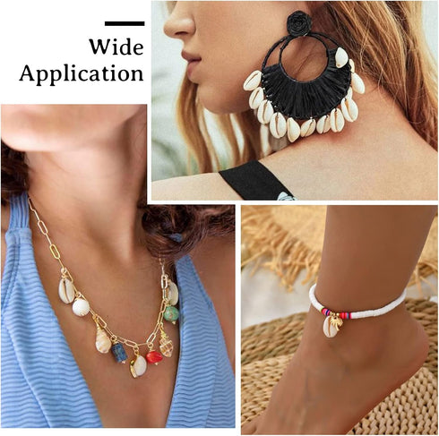 Craftdady 9-12mm Natural Spiral Sea Shell About 120-150Pcs Tiny Cowrie Beach Seashells for Summer Ocean Jewelry Making Fish Tank Vase Filler Decor...