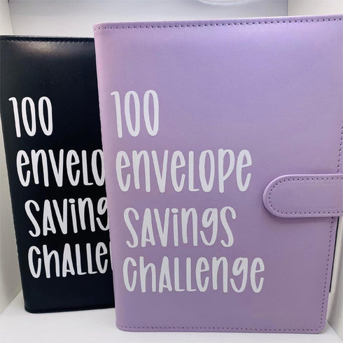 100 Envelope Challenge Binder, Easy and Fun Way to Save $5,050,Savings Challenges Binder,Budget Binder with Cash Envelopes (Emerald Green)...
