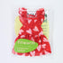 Fitwarm Valentines Day Sweet Heart Dog Dress, Dog Holiday Outfit, Dog Clothes for Small Dogs Girl, Pet Cat Apparel, Red, Pink, Small...