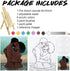 Nuberlic 8x10 Pre Drawn Canvas for Painting for Adults Sip and Paint Kit for Adult's Couple's Date Night Party Supplies Favors Valentine's Day Gif...