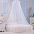 GOLF 1PCS Mosquito Nets, Insect Bug Protection Bed Canopy Elegant Lace Hanging Curtain, Ideal for Home Travel (White)...