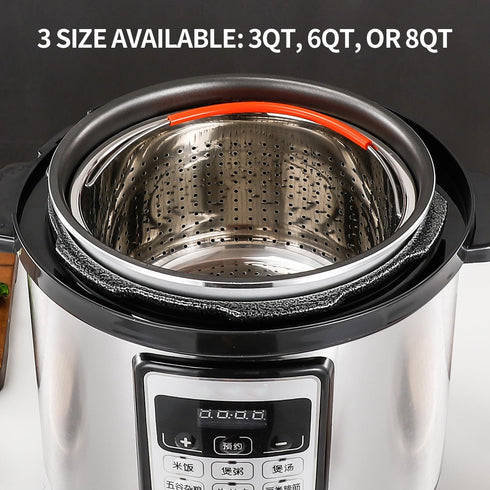 Steamer Basket for Instant Pot, Vegetable Steamer Basket Stainless Steel Steamer Basket Insert for Pots (8qt)...