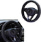 1 PC Bling Automotive Steering Wheel Cover, Rhinestone-Encrusted Leather Elastic Anti-Slip Protective Cover Without Inner Ring, Decorative Accesso...