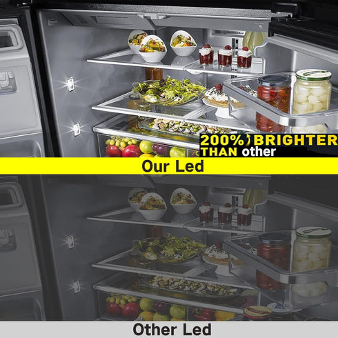 New 1 PCS W10515057 LED Light Compatible with Whirlpool Kenmore Maytag Freezer Refrigerator, Replaces WPW10515057, W10522611, W10465957, AP6022533...