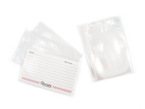 Weatherbee Clear Recipe Card Protectors, 3-Inches x 5-Inches, Set of 24...