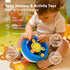 Montessori Toys for 1 Year Old Boy Girl - Toddler Sensory Toys Pop Fidget Toys Spinning Travel Toys for 1 Year Old Gifts Early Development Toy for...