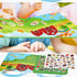 Reusable Sticker Book for Kids, Farm Stickers Educational Learning Toys Travel Stickers Activity Books for Toddler Girls Boys Age 3+ Birthday Gift...