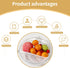 YENXIKU Double-Layer Snack Plate with Shell Storage – Multifunctional Nut Bowl with Built-in Phone Holder, Pistachio Bowl,Perfect for Entertaining...
