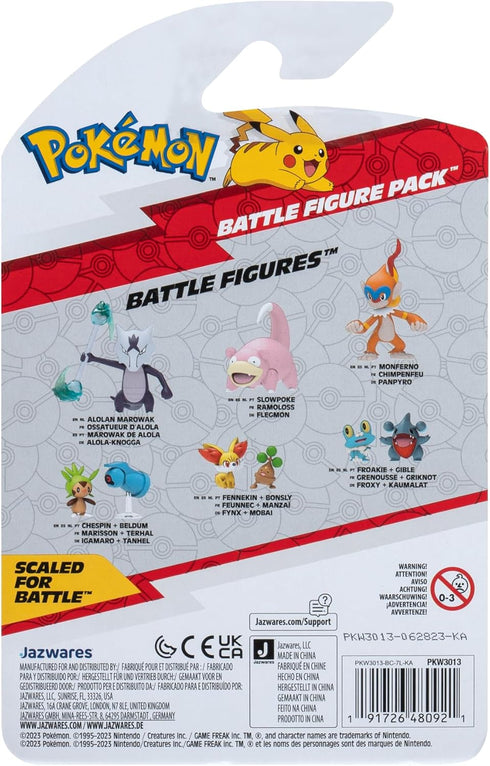 POKEMON BATTLE FIGURE GIBLE and FROAKIE...