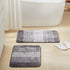 TECHMILLY Super Soft Shaggy Bathroom Rugs, Absorbent Thick Non Slip Microfiber Bath Rugs, Quick Dry Machine Washable Bath Mat for Bathroom Floor, ...