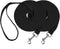 Dog/Puppy Obedience Recall Training Agility Lead - 30ft Training Leash - Great for Training, Play, Camping, or Backyard, 2 Packs Black Long Leash...