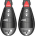 VOFONO 4 Button Key Fob Fit for 2008-2011 Chrysler 300, 2008-2014 Dodge Caravan, 2008-2013 Durango, 2009-2013 Journey, 2008-2012 Charger, 2008-201...