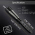GOOD WORKER Butterfly Trainer - Practice Balisong Butterfly Knives NOT Real NOT Sharp Blade - Cool Design - Black Dull Trick Butterfly - Butter Fl...