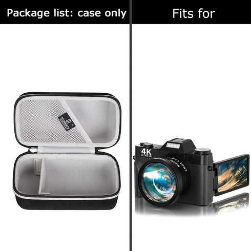 Hard Case for Acoletty 4K Digital Vlogging Camera, Travel Carrying Vlogging Protective Storage Shell......