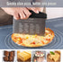 Ourokhome Dough Pastry Bench Cutter Scraper, Stainless Steel Pizza Cutter for Kitchen Baking, Dishwasher Safe, Anti-Wear Laser-Engraved Measuring ...
