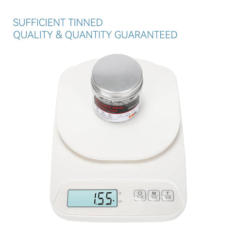 HKS 200 PCS Solder Seal Wire Connectors - White 26-24 AWG - Heat Shrink Solder Butt Connectors - Automotive Marine Boat Crimp - Waterproof and Ins...