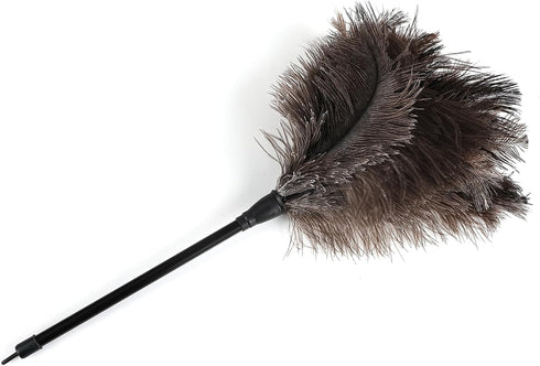 Ostrich Feather Duster – Reusable, Anti-Static Design for Cleaning Delicate Items, Antiques, Electronics, and More, 3-Pack, 15-Inch – Perfect for ...