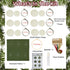 Highkick Christmas Embroidery Kits for Beginners, 6 Mini Craft Gift Kit for Kids, Santa, Snowflake, Christmas Tree......