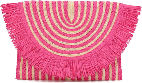Straw Clutch Purse Bag for Women Summer Clutch Beach Purse Envelope Woven Purse Beach Clutch Bag...