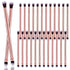 24 Pcs Eyeshadow Smudge Brush 2 in 1 Eyeshadow Brush 2 Double Ended Concealer Brush Under Eye Small Soft Firm Pointed Foundation Makeup Applicator...