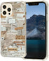 Aesthetic Newspaper Collage Case for iPhone 13 Pro Max, Retro Vintage Lifestyle Art Case Compatible with iPhone 13 Pro Max, Trendy Design TPU Bump...