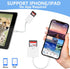 Apple MFi Certified Apple Lightning to SD Card Reader for iPhone, Trail Game Camera Viewer Memory Card Reader for iPhone, SD Card Adapter to iPhon...