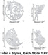 GLOBLELAND Metal Fairy People Cutting Dies Carbon Steel Cutting Dies Stencils for DIY Christmas Birthday Wedding Paper Card Making Craft Decoratio...