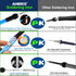 Soldering Iron Kit Electronics, 60W Adjustable Temperature Welding Tool, 5pcs Soldering Tips, Desoldering Pump, Soldering Iron Stand, Tweezers...