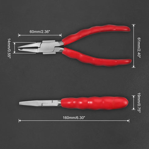 6 Inches Nose Pad Plier Adjusting Eyeglass Arms Frame Eyeglasses Repairing Plier Stainless Steel Optical Hand Tool Frames Clamp Repair Tool with S...