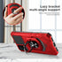 for TCL ION X Case,TCL ION V Phone Case with Tempered Glass Screen Protector,Military Grade Heavy Duty Shockproof Protective Cover,with Ring Kicks...