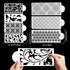 DI QIU REN 16PCS Cake Stencils for Decorating Buttercream, 15X5.9 Inch Fondant Template, Lace & Geometric Icing Printing Mold, Side Baking Mesh...